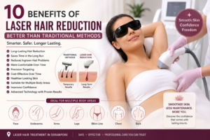 10 Benefits of Laser Hair Reduction Compared to Traditional Hair Removal Methods