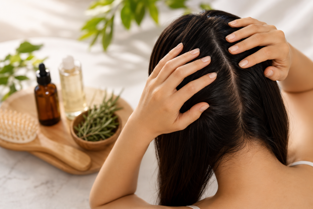 scalp health and hair growth