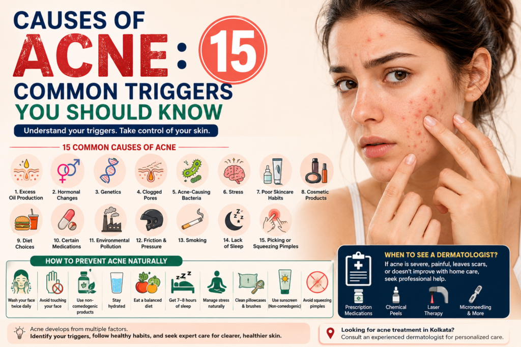 causes of acne
