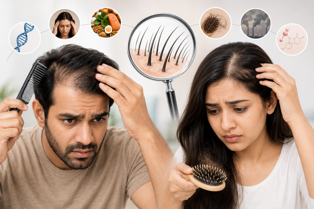 hair fall reasons