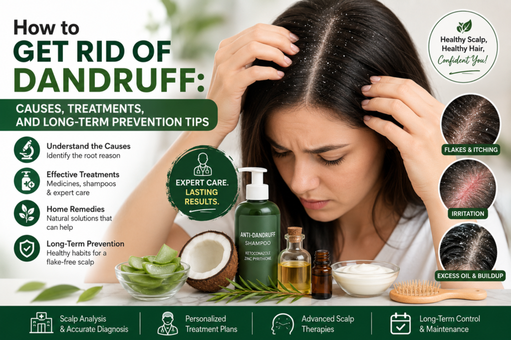how to get rid of dandruff