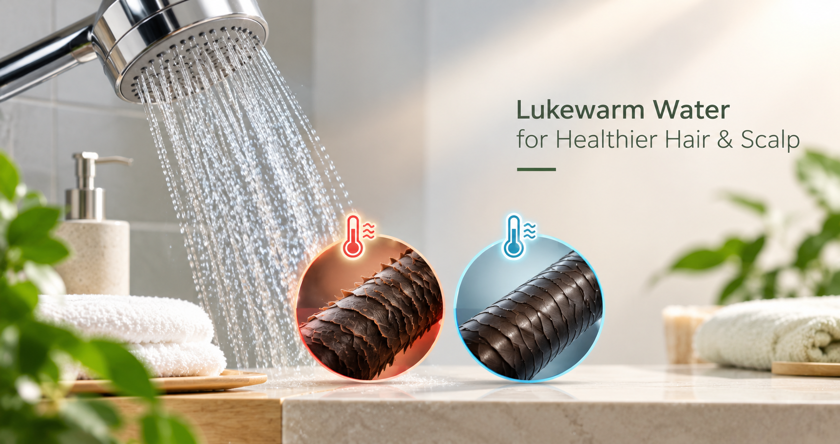 Hot Water vs Lukewarm Water for Hair Wash