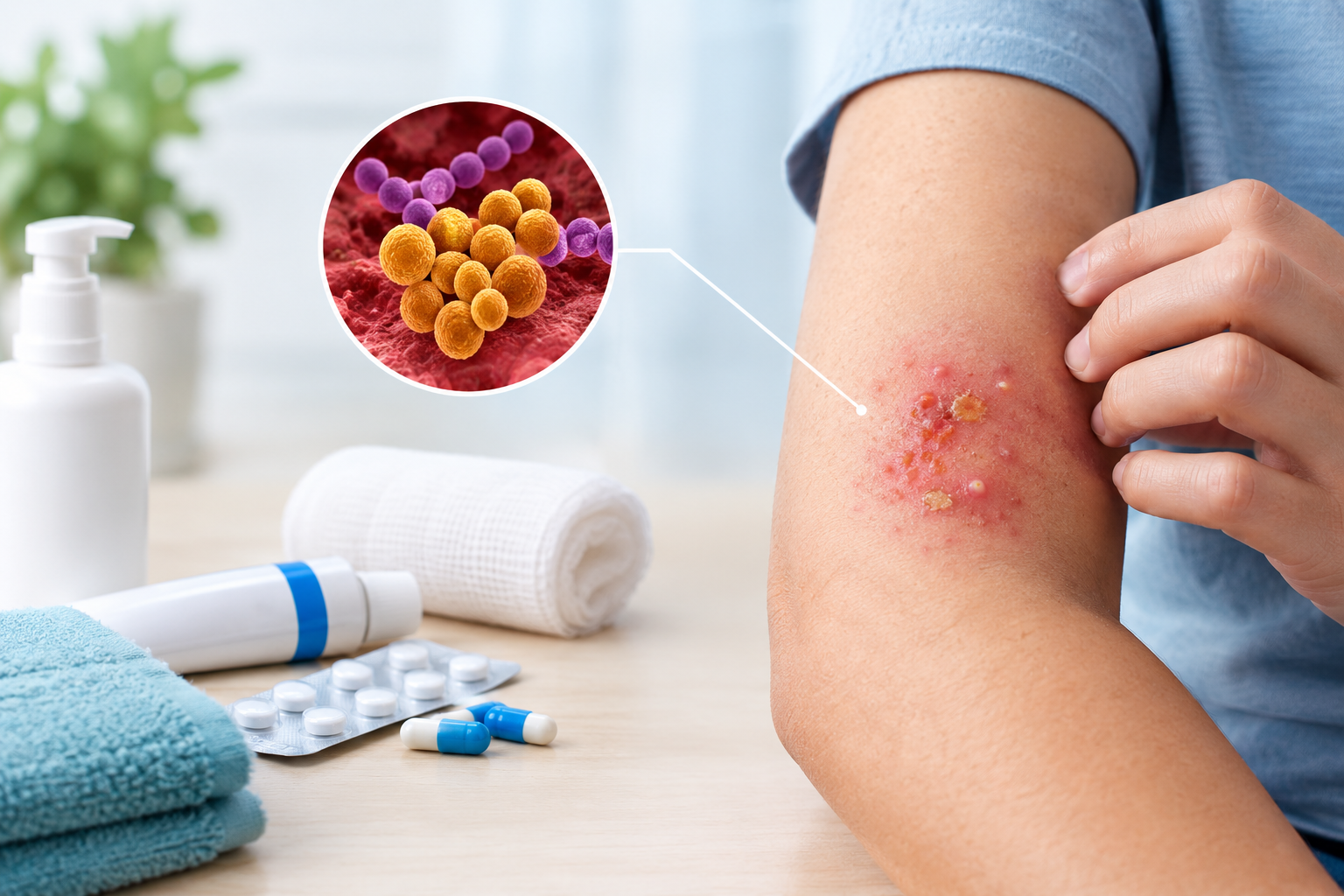 Bacterial Skin Infection Symptoms, Causes and How to Treat It