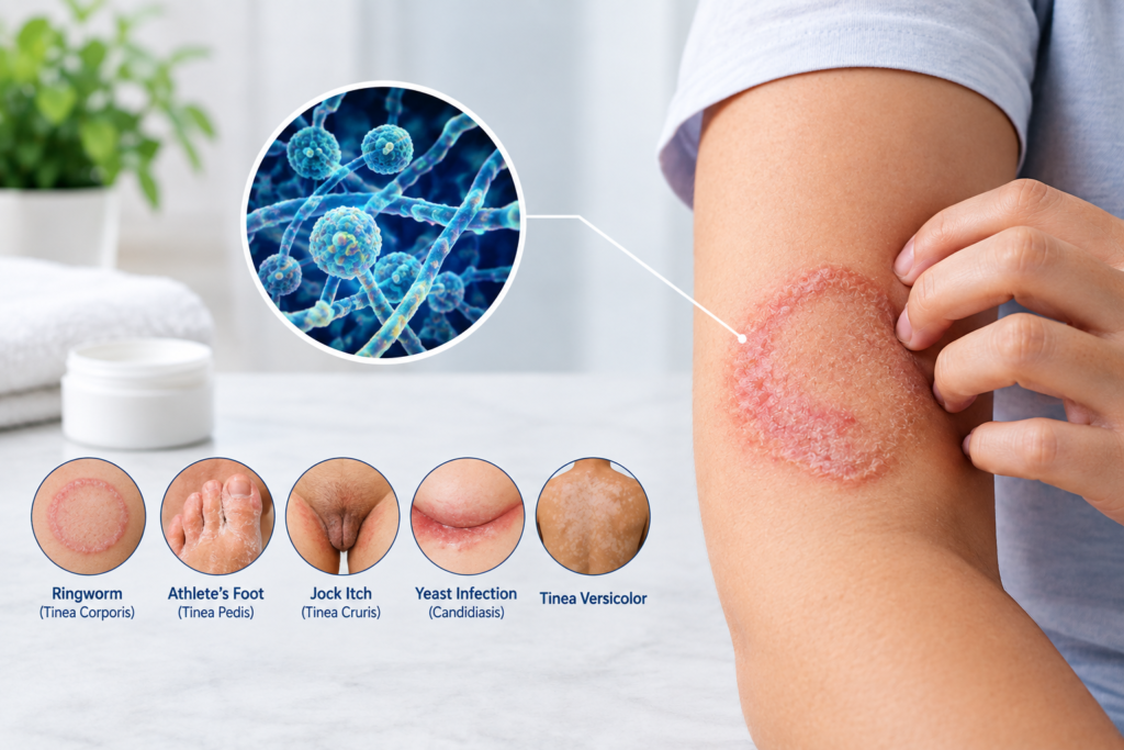 fungal skin rash